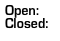 
Open:
Closed: